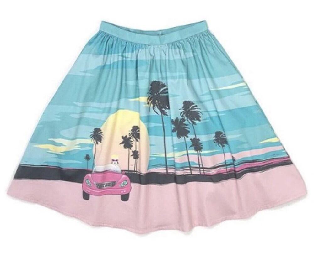 Barbie Skirt Stitch Shoppe Loungefly Sandy Skirt SIZE XL + Collectors Pin